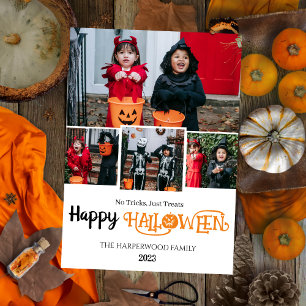 Cartão De Festividades Boo abóbora jack-o-lanterna Feliz Halloween 4 Foto