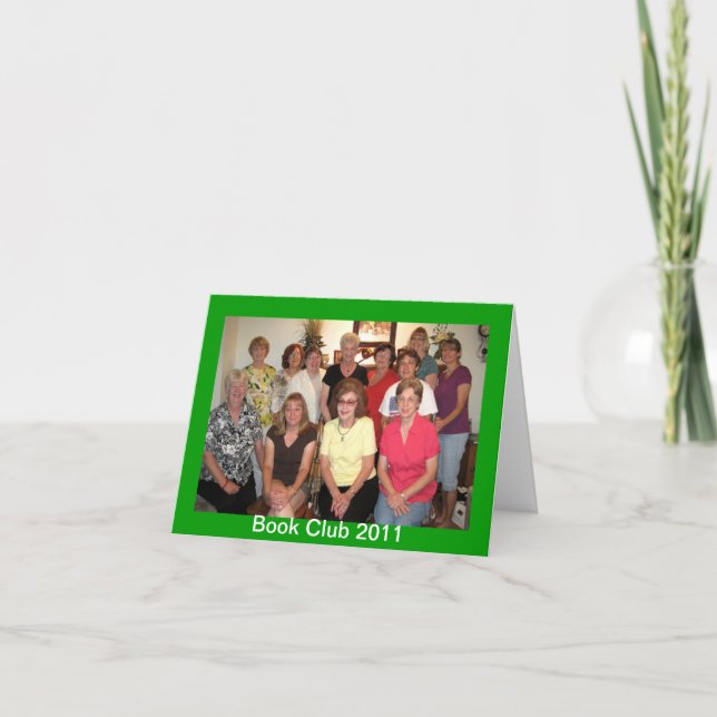 Cartão De Festividades Book Club (Frente)