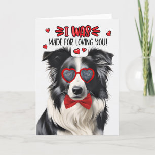 Cartão De Festividades Borda Cachorro Collie feito por amar você Namorado