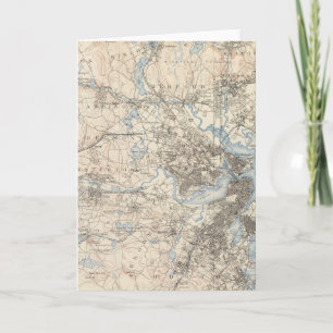 Cartão De Festividades Boston, Massachusetts