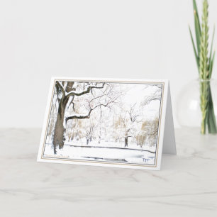 Cartão De Festividades Boston Public Garden:Simple Pleasures of theSeason