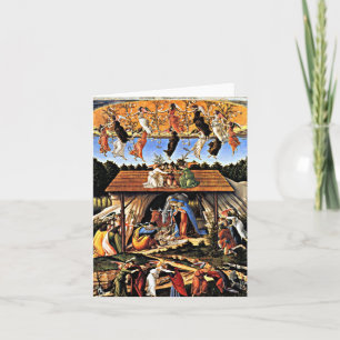 Cartão De Festividades Botticelli - The Mystical Nativity