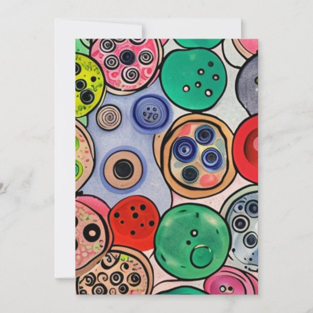 Cartão De Festividades Botton Art (Frente)