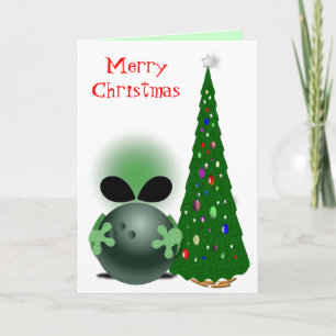 Cartão De Festividades Bowler's Christmas