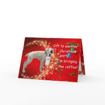 Boxer com café de Natal