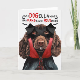 Cartão De Festividades Boykin Spaniel Dog Engraçado Contagem de Cachorros