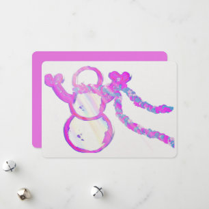 Cartão De Festividades Branca de neve