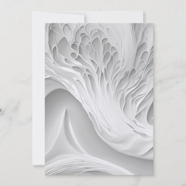 Cartão De Festividades Brancos (Frente)