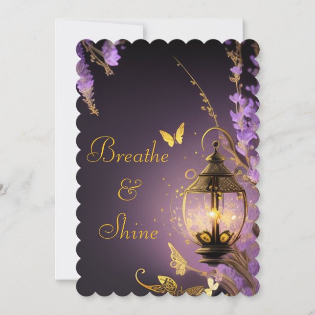 Cartão De Festividades Breathe´n Shine Karte Schmidt Stationery (Frente)