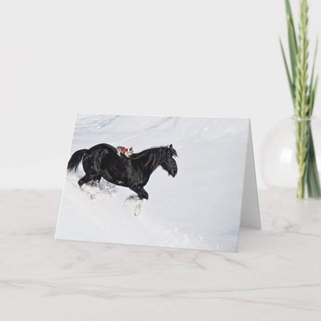 Cartão De Festividades Brenda Lee e Lucy Christmas 1 (Frente)