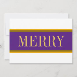 Cartão De Festividades Bright White Roxo Roxo Roxo Bandeiras de Natal