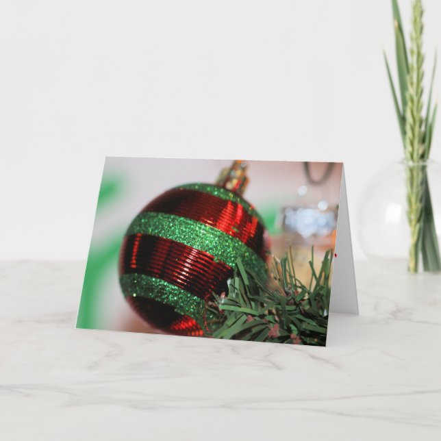 Cartão De Festividades Brilhante (Frente)