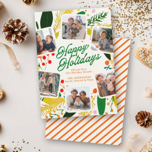 Cartão De Festividades Brilhante & Alegre Moderno Fofo Feliz