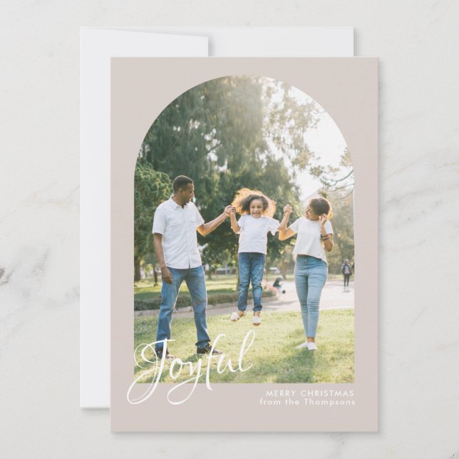 Cartão De Festividades Brincadeira Moderna, Feliz Natal (Frente)