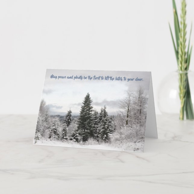 Cartão De Festividades Brinde do irlandês do feliz ano novo (Frente)