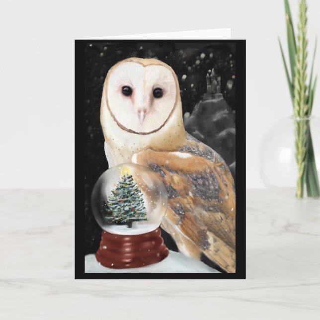 Cartão De Festividades Bringer de Yule (Frente)