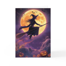 Bruxa da Luz da Lua Assustadora de Halloween