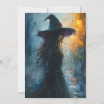 Bruxa Má Feiticeira Aquarela