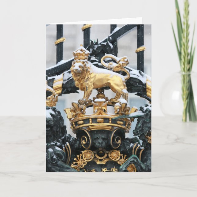 Cartão De Festividades Buckingham Palace Londres (Frente)