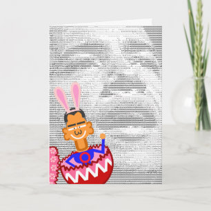 Cartão De Festividades Bunny