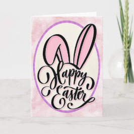 Cartão De Festividades Bunny Ears - Felz pascoa