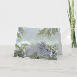 Cartão De Festividades Bunny Holiday Card