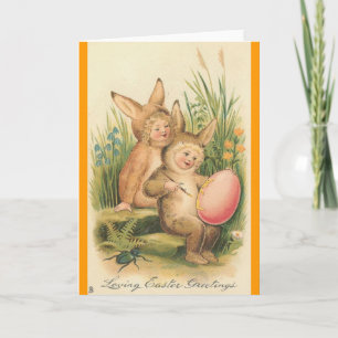 Cartão De Festividades Bunny Kid's Easter Card
