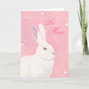 Cartão De Festividades Bunny Valentine Card
