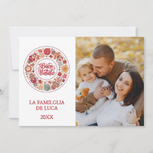 Cartão De Festividades Buon Natale