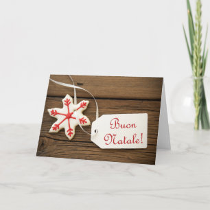 Cartão De Festividades Buon Natale