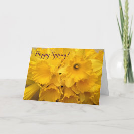 Cartão De Festividades Buquê de Páscoa de Daffodils