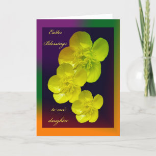 Cartão De Festividades Buttercup Easter Blessings Daughter Card