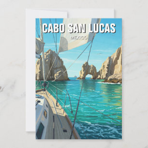 Cartão De Festividades Cabo San Lucas Mexico El Arco Viagem
