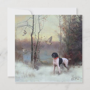 Cartão De Festividades Caça de Woodcock com SPG