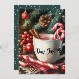 Cartão De Festividades Cacau e Cheer