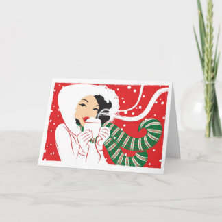 Cartão De Festividades Cacau quente