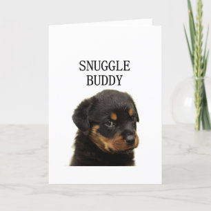 Cartão De Festividades cachorrinho do rotweiler