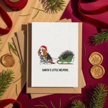 Cachorro Beagle Engraçado Trineo Natal
