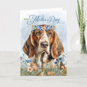 Cartão De Festividades Cachorro Cachorro Dia de as mães