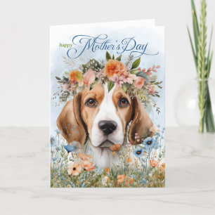 Cartão De Festividades Cachorro Cachorro Dia de as mães
