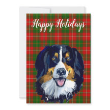 Cachorro da Montanha Bernesa em Aquarela Personali