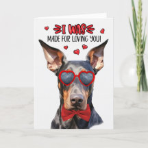 Cachorro Doberman Feito por Te Amar Namorados