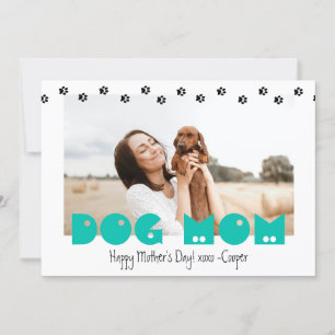 Cartão De Festividades Cachorro Mãe   Estampas   Dia de as mães persona