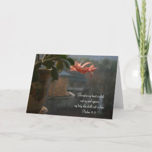 Cartão De Festividades Cactus de Ação de Graças com Flor Colorido de Pêss