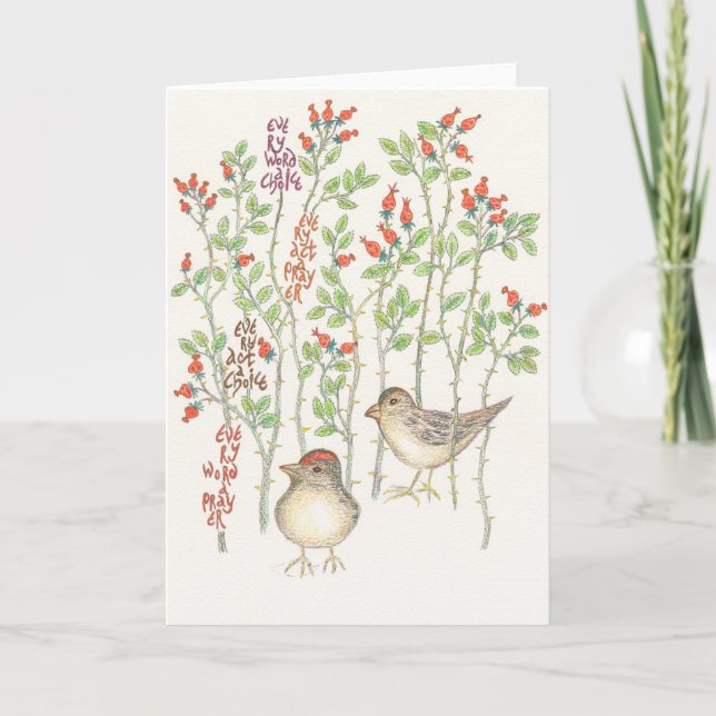 Cartão De Festividades Cada palavra Notecard (Frente)