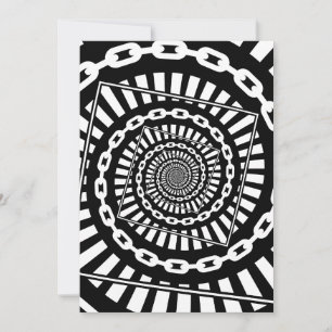 Cartão De Festividades Cadeias de Golf de Disco