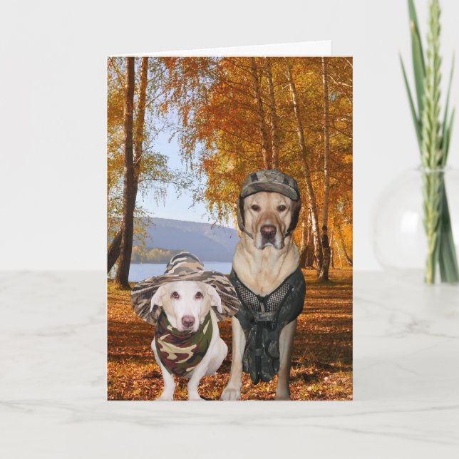 Cartão De Festividades Cães/namorados ou aniversário engraçado do (Frente)