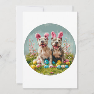 Cartão De Festividades Cães Touro-páscoa