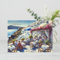 Café em Santorini