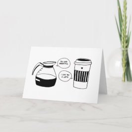 Cartão De Festividades Café Latino Dia de os namorados Amor
